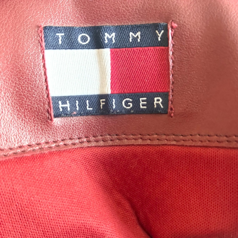 Tommy Hilfiger Black Leather Boots, Size 9 - Picture 5 of 6
